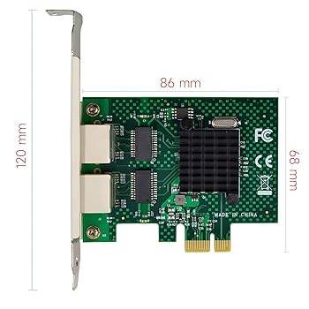 Amazon.com: Dual-Port PCIe Gigabit Ethernet Server Adapter